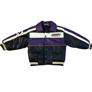 Shaquille O’Neal Vintage 80s-90s Child Faux Leather NWT Jacket Size 5
